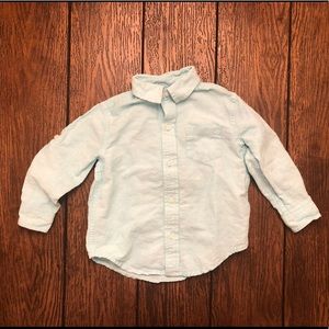 Janie & Jack boy 2T baby blue button down